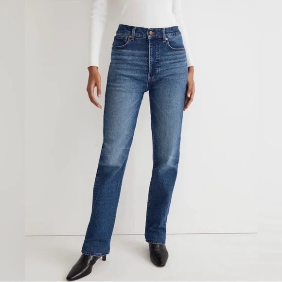 Madewell 90’s Straight High Waisted Denim Jeans Size 27 EUC - Picture 10 of 11